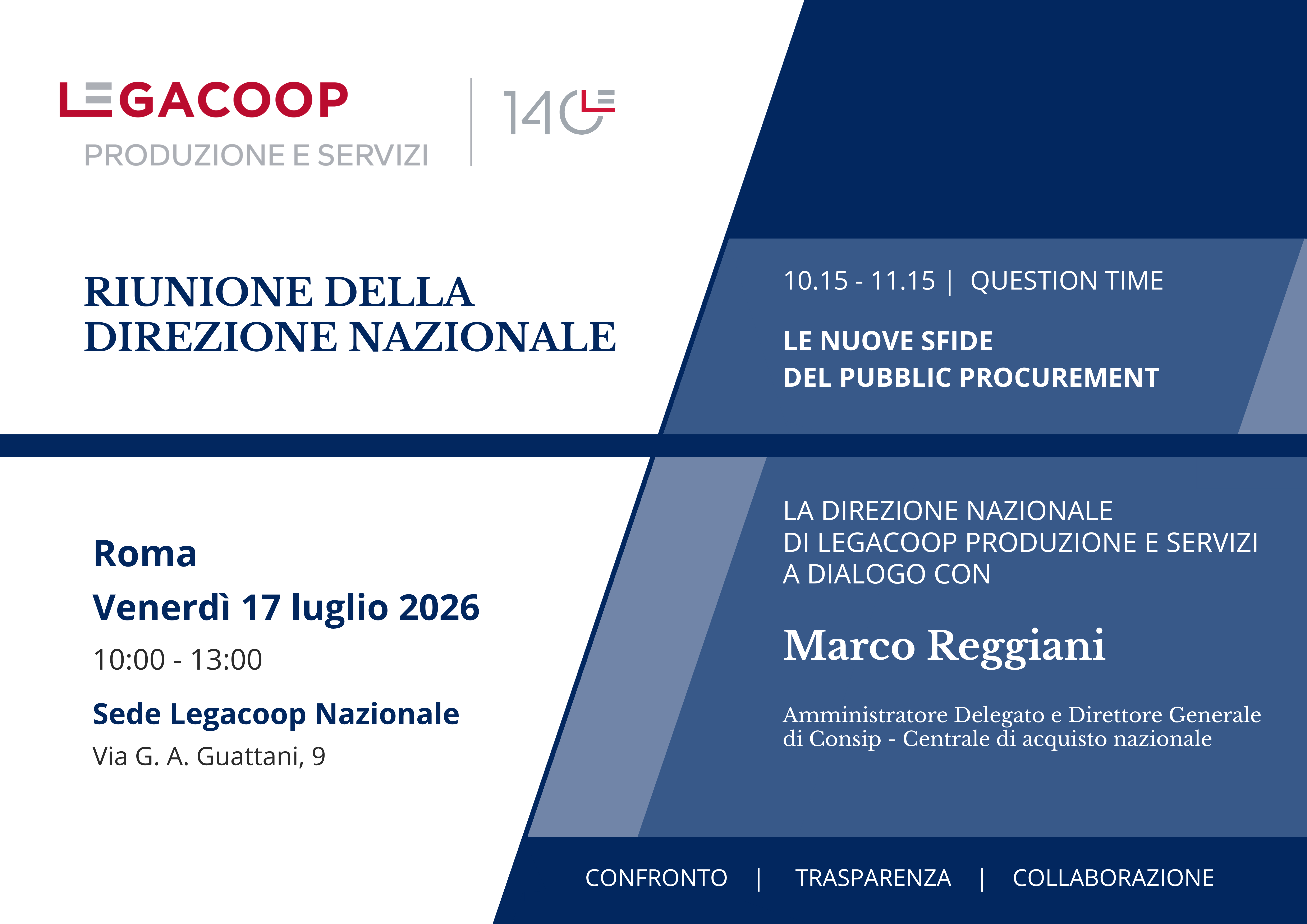 17 luglio | Direzione Nazionale LPS: dialogo con l’AD di CONSIP Marco Reggiani sulle sfide del public procurement